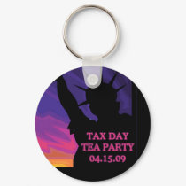 Tax Day Tea Party - Statue of Liberty keychains