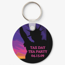 Tax Day Tea Party - Statue of Liberty keychains