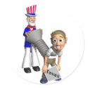 Tax Day Tradition sticker