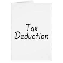 Tax Deduction cards