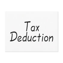 Tax Deduction postcards