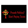 Tax Political Churches Card
