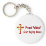 Tax Political Churches Key Chains