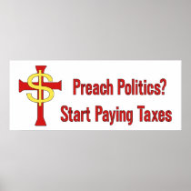 Tax Political Churches Poster