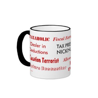 Tax Preparer Nicknames mug