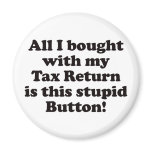Tax Return - Button magnets
