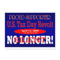 Tax Revolt Post Card