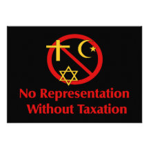 Tax The Churches Custom Invitation
