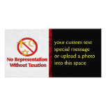 Tax The Churches Customized Photo Card