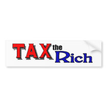 Tax the Rich Bumper Sticker