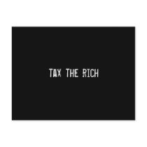 tax the rich postcards