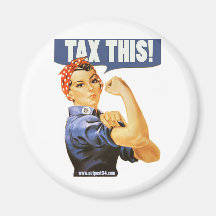 TAX THIS REFRIGERATOR MAGNET
