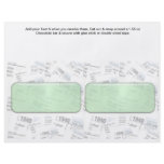 Tax time Accounting Custom Candy Bar Wrappers flyers