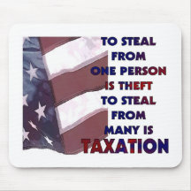 Taxation Image Mouse Pad