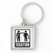 Taxation Is Violence Keychain keychains
