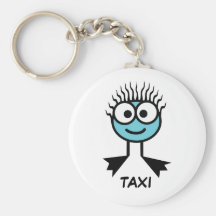 TAXI - Blue Swim Character Keyring Key Chains