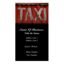 Taxi Business Card