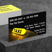 Taxi Business Cards profilecard