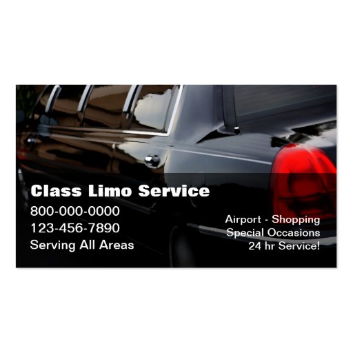 Taxi Business Cards (front side)