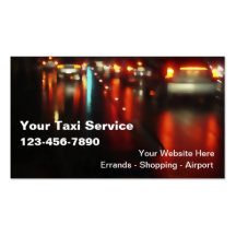 Taxi Business Cards