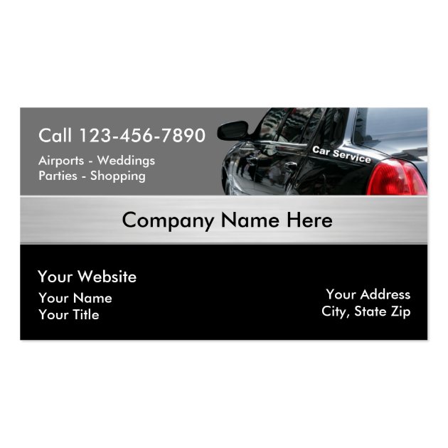 Taxi Cab Business Cards