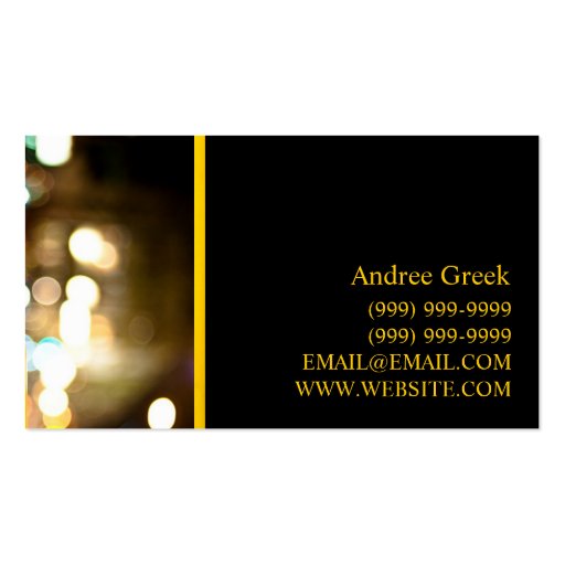 Taxi, Cab, Driver, Transportation Business Card (back side)