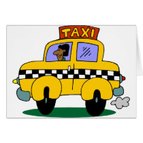 Taxi Driver Greeting Card
