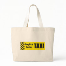 Taxi English Setter bags by mariabellimages Taxi English Setter bags