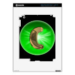 TAXI Gold Monogram C Green light iPad 3 Skin