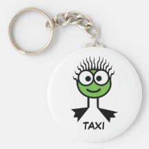TAXI - Green Swim Character Keyring Keychain