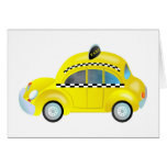 Taxi Greeting Card