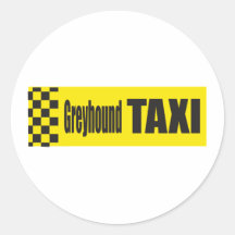 Taxi Greyhound Stickers