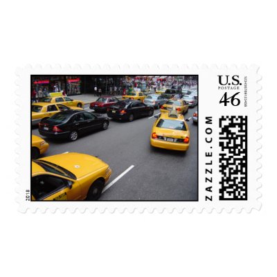 Taxi In NYC Postage
