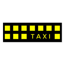 TAXI (mod squares) Business Card Templates