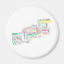 taxi nyc soul the world-famous cities fridge magnets