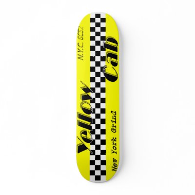 Taxi! Custom Skate Board by Softproduct