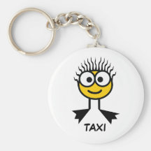 TAXI - Yellow Swim Character Keyring Keychains