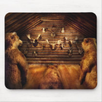 Taxidermy - Home of the three bears Mouse Pads