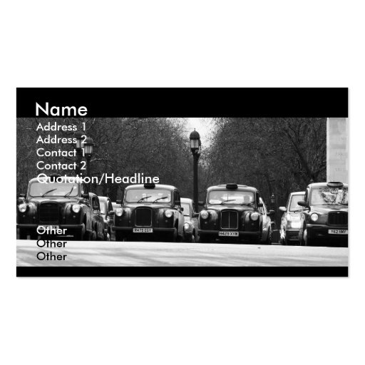 Taxis Business Card