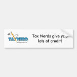 TaxNerd Bumpersticker 2 Bumper Stickers