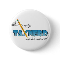 TaxNerd Button by taxmama TaxNerd Button