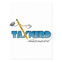 TaxNerd Postcard Vertical postcards