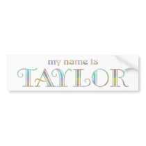 Taylor bumper stickers