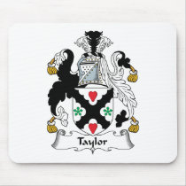 Taylor Family Crest mousepads