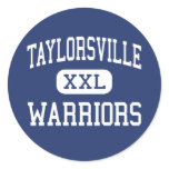 Taylorsville - Warriors - High - Taylorsville Utah Round Sticker