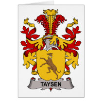 Taysen Family Crest cards