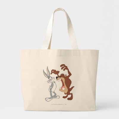 Taz and Bugs Bunny Not Even Flinching - Color bags