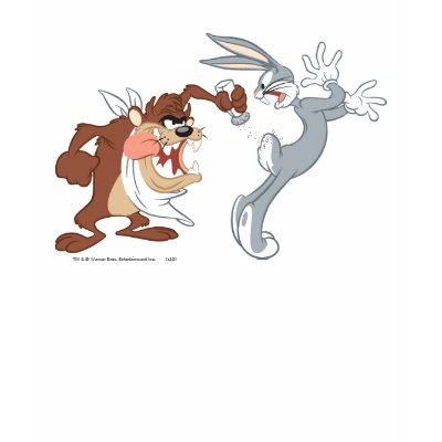 Taz and Bugs Bunny t-shirts