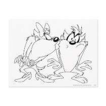 Taz and She-Devil Postcards