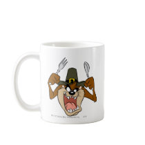 Taz Pilgrim Thanksgiving in Color Mugs